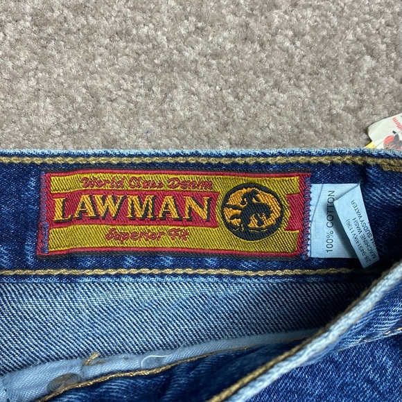 NWT Vintage Lawman Wester Rodeo Jeans 15 (vintage sizing) 36 Inseam - Picture 8 of 9